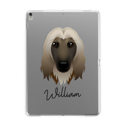 Afghan Hound Personalised Apple iPad Silver Case