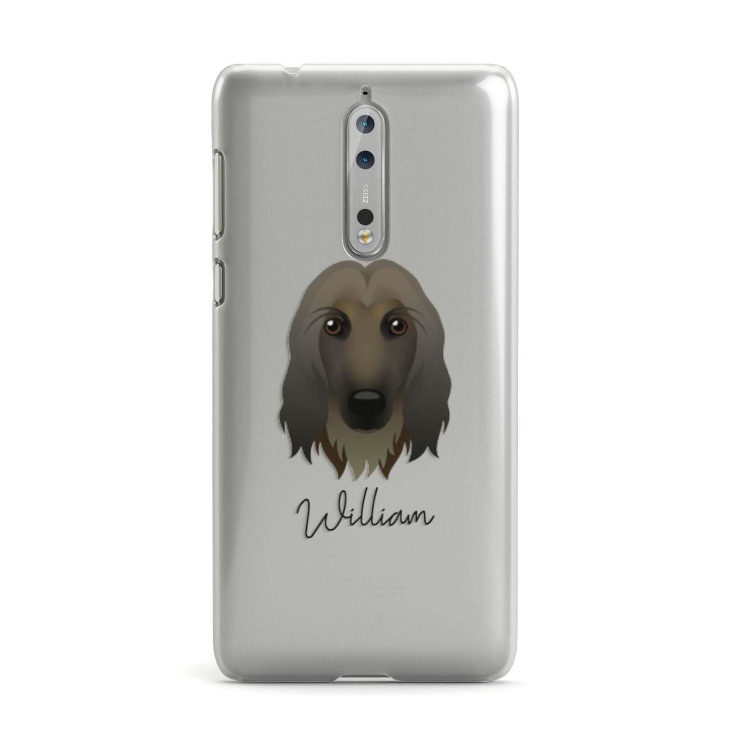 Afghan Hound Personalised Nokia Case