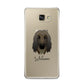 Afghan Hound Personalised Samsung Galaxy A9 2016 Case on gold phone