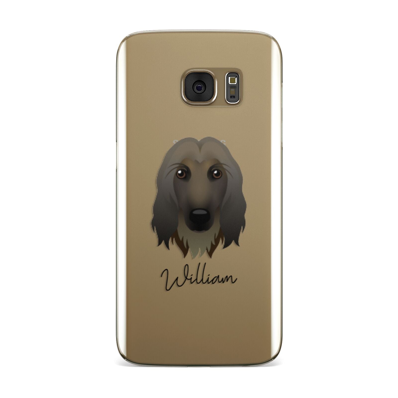 Afghan Hound Personalised Samsung Galaxy Case