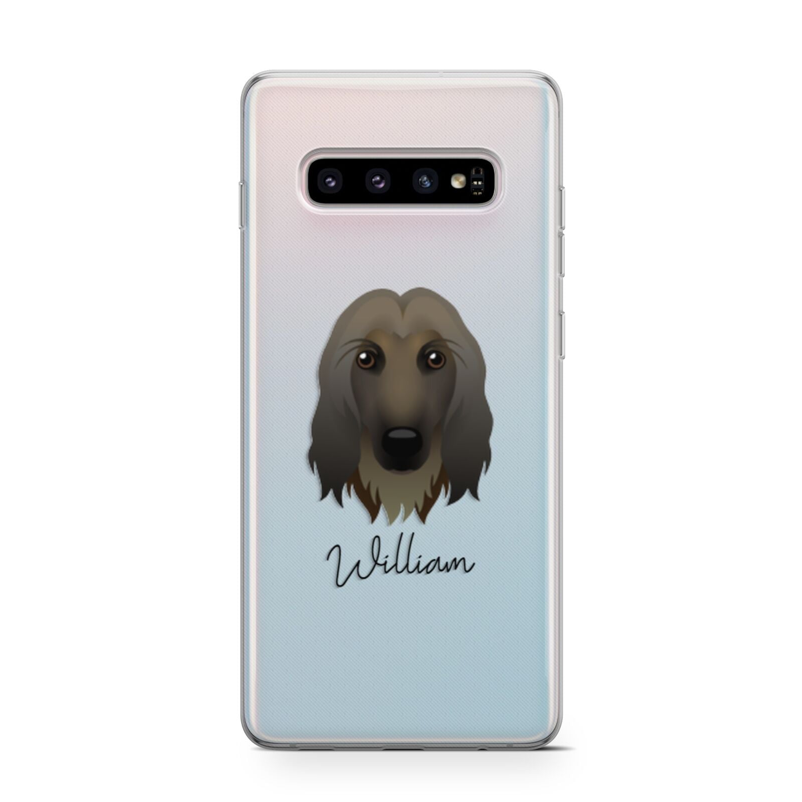 Afghan Hound Personalised Samsung Galaxy S10 Case