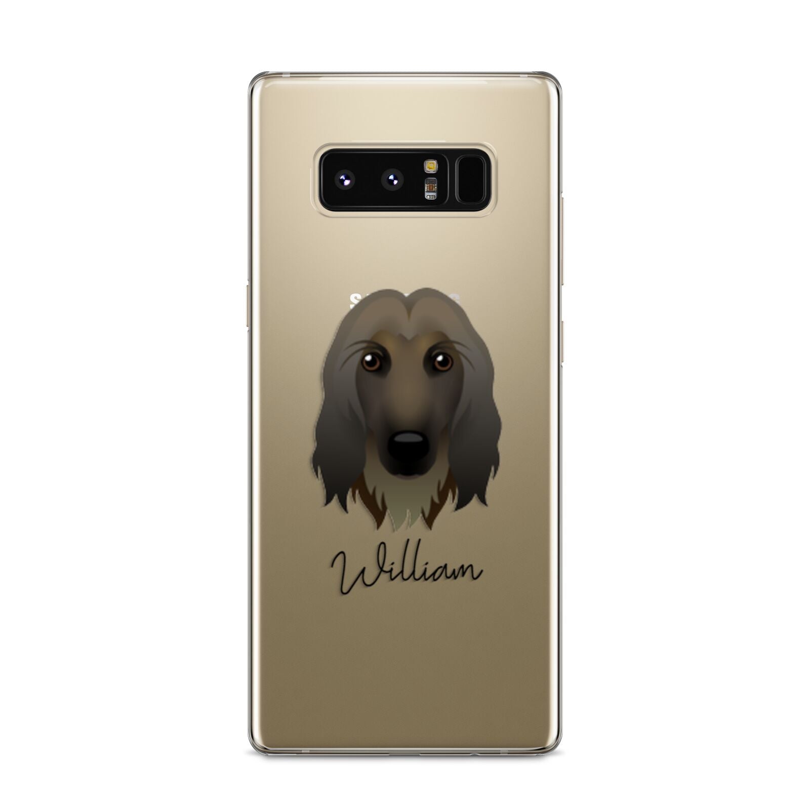 Afghan Hound Personalised Samsung Galaxy S8 Case