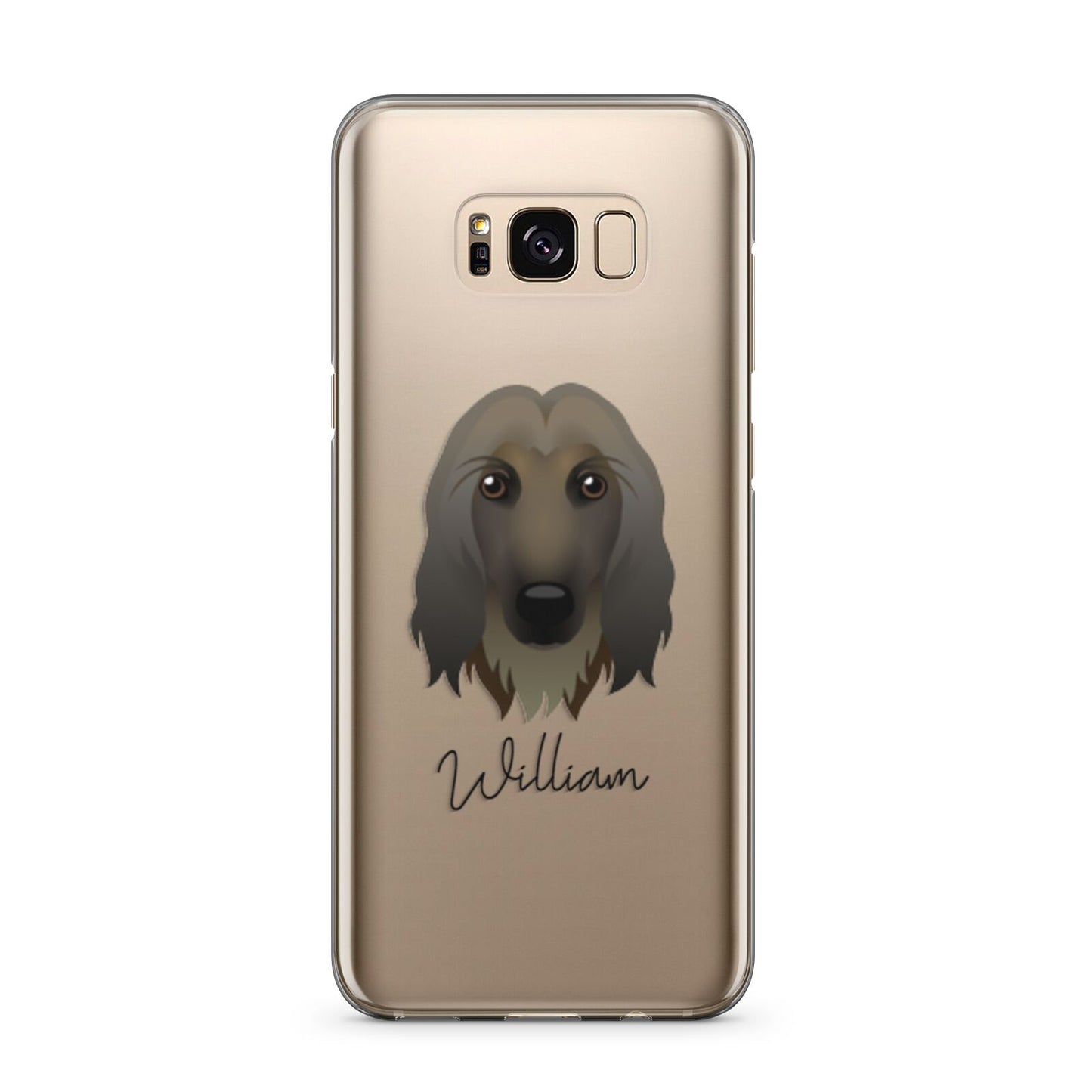 Afghan Hound Personalised Samsung Galaxy S8 Plus Case