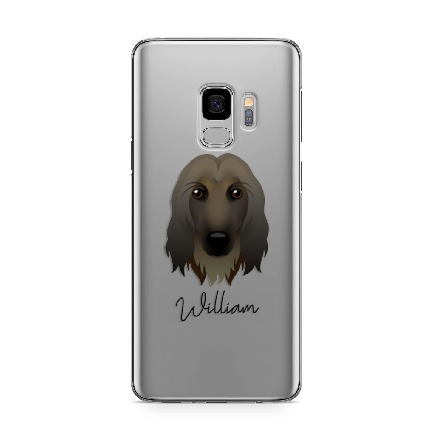 Afghan Hound Personalised Samsung Galaxy S9 Case