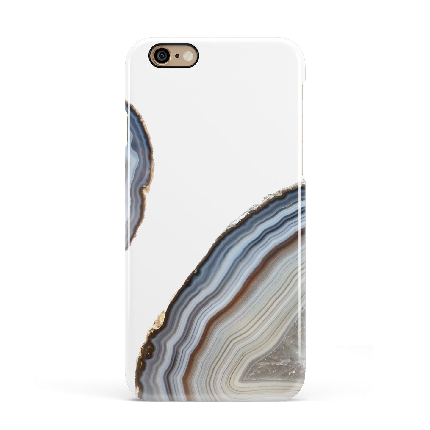 Agate Blue Grey Apple iPhone 6 3D Snap Case