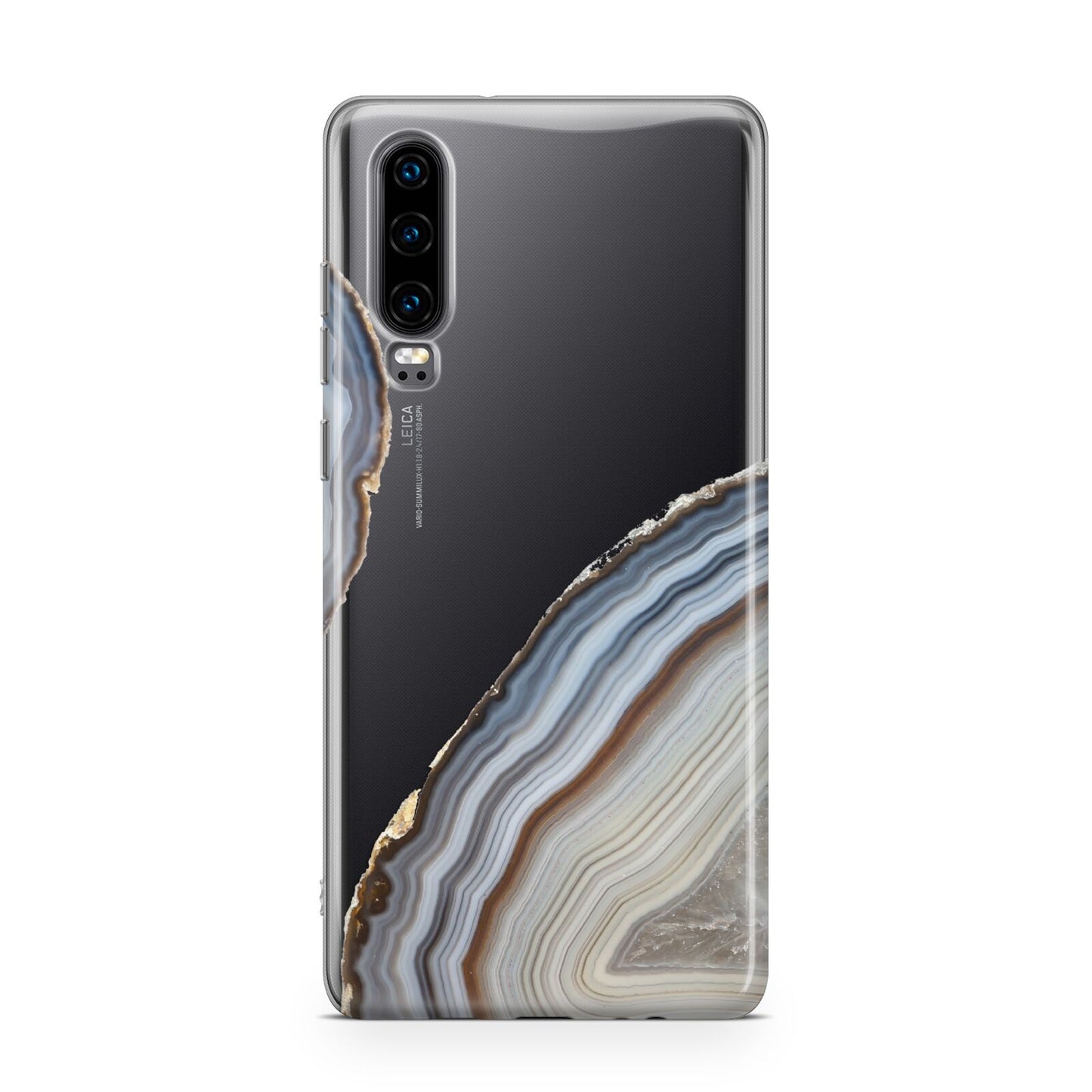 Agate Blue Grey Huawei P30 Phone Case