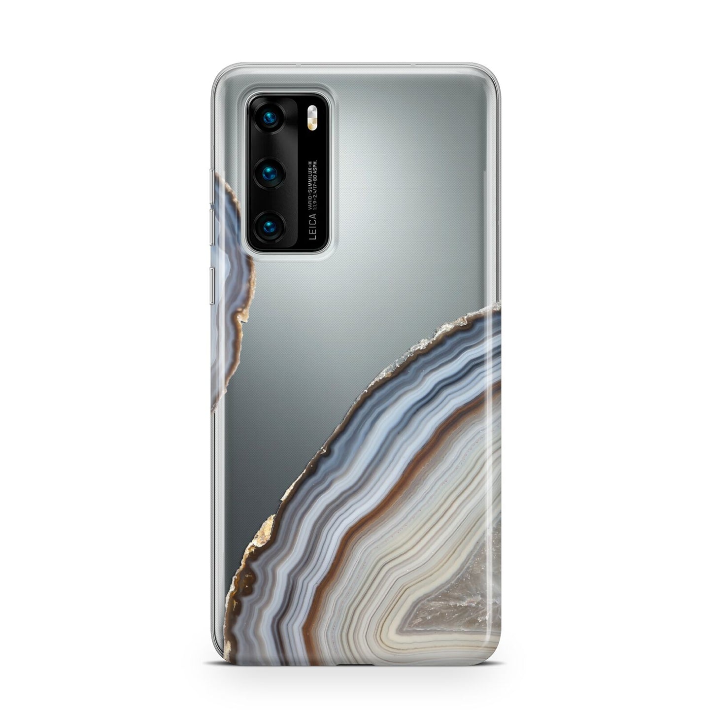 Agate Blue Grey Huawei P40 Phone Case