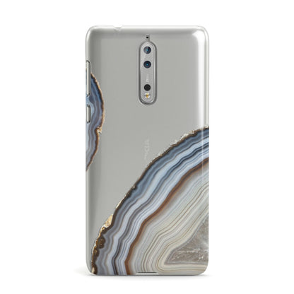 Agate Blue Grey Nokia Case