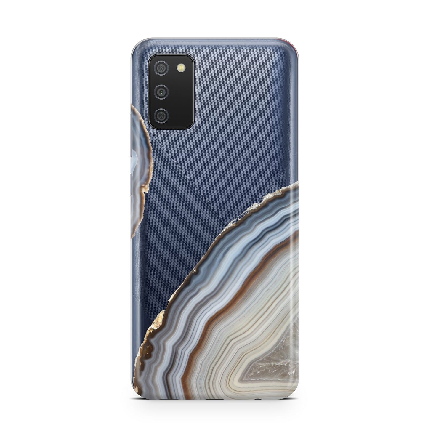 Agate Blue Grey Samsung A02s Case