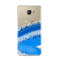 Agate Blue Samsung Galaxy A3 2016 Case on gold phone