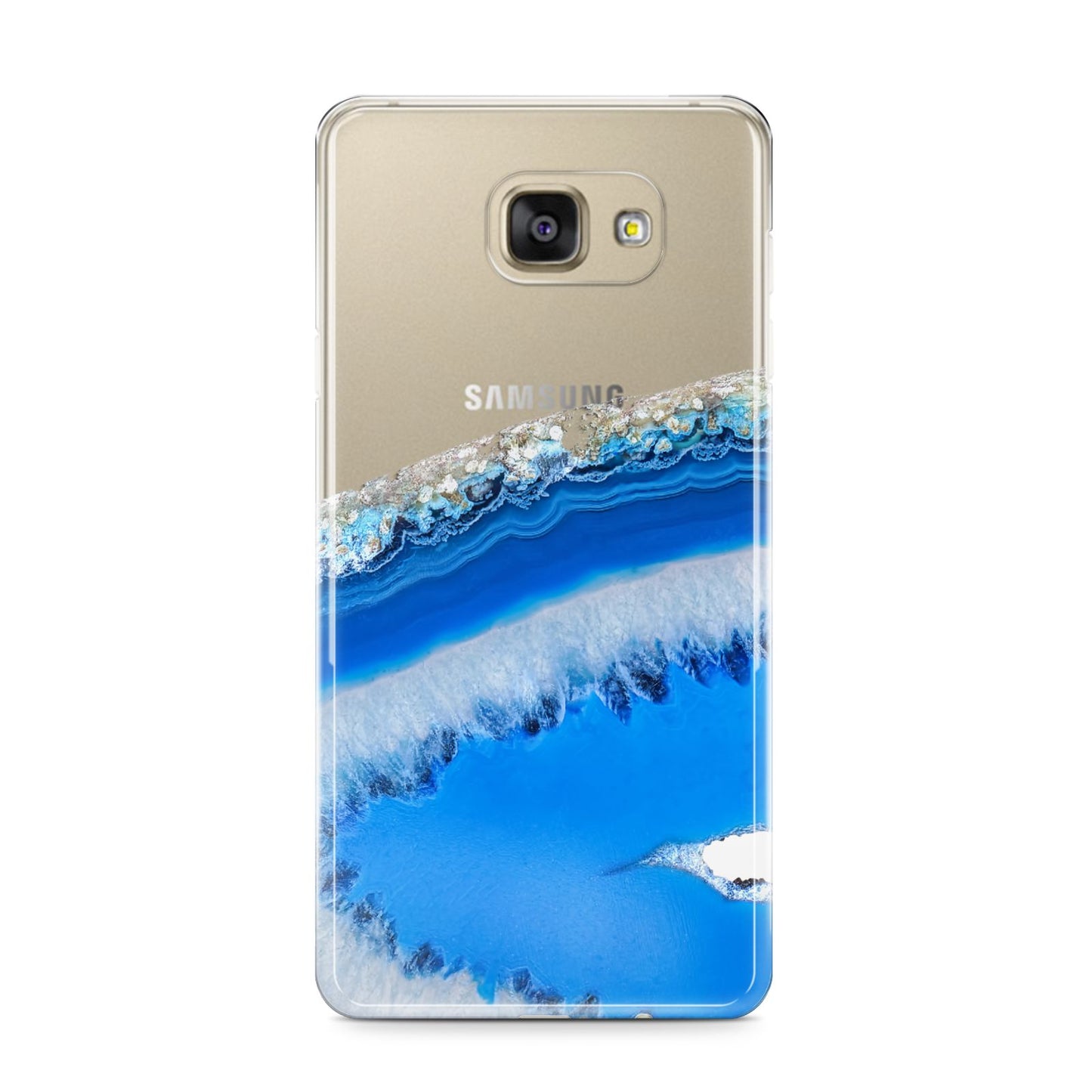 Agate Blue Samsung Galaxy A9 2016 Case on gold phone