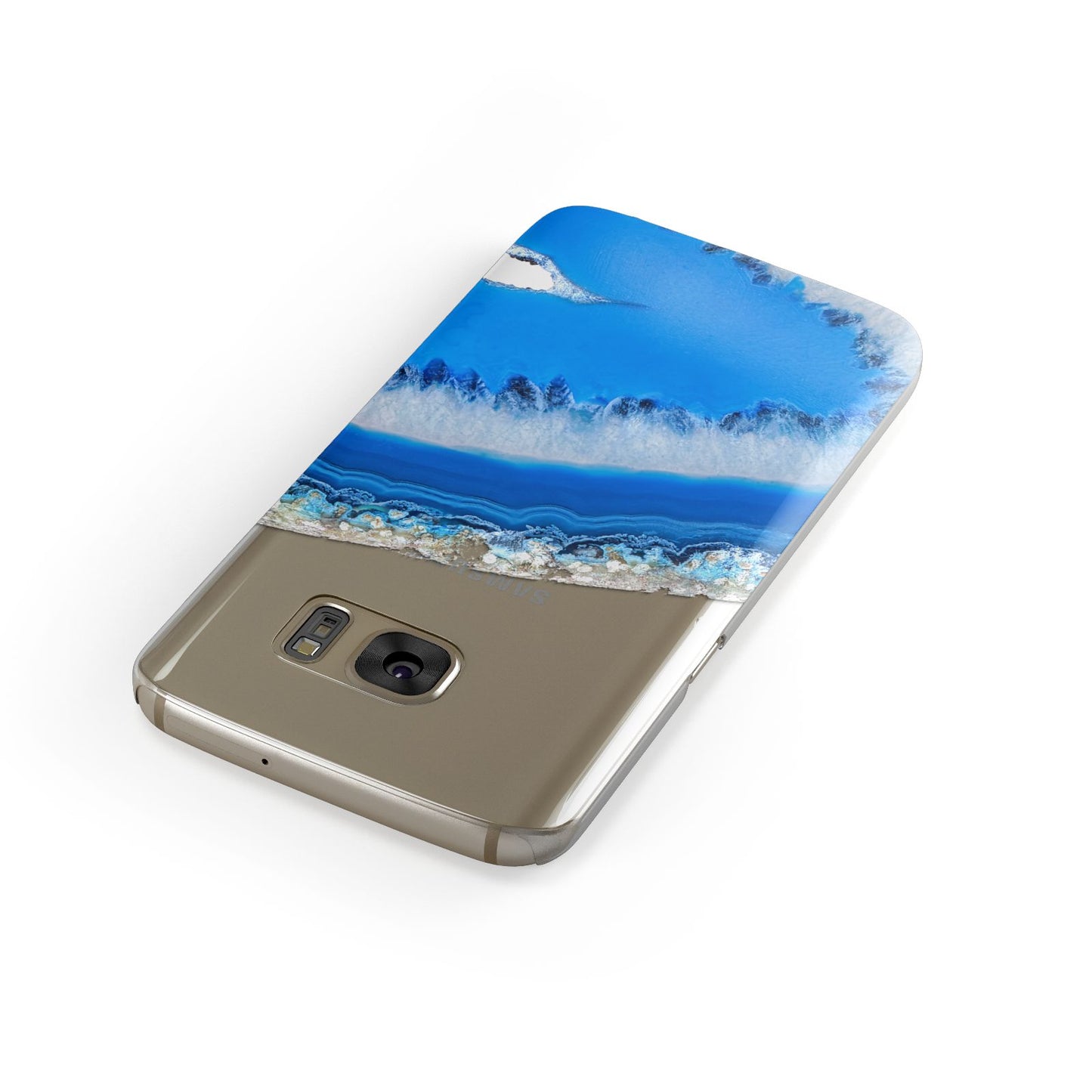 Agate Blue Samsung Galaxy Case Front Close Up