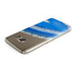 Agate Blue Samsung Galaxy Case Top Cutout