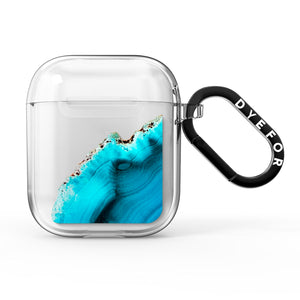 Agate Blue Turquoise AirPods Case