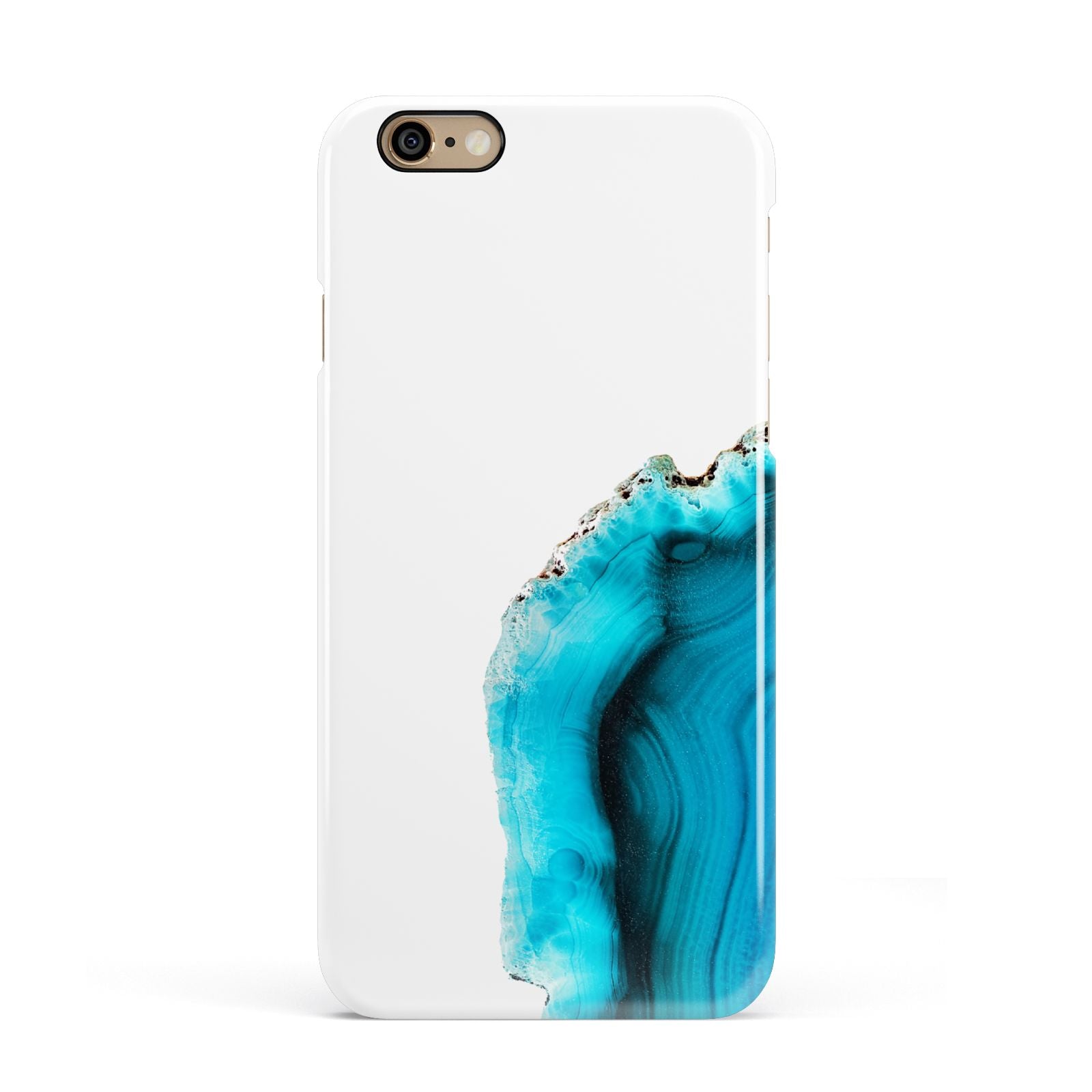 Agate Blue Turquoise Apple iPhone 6 3D Snap Case