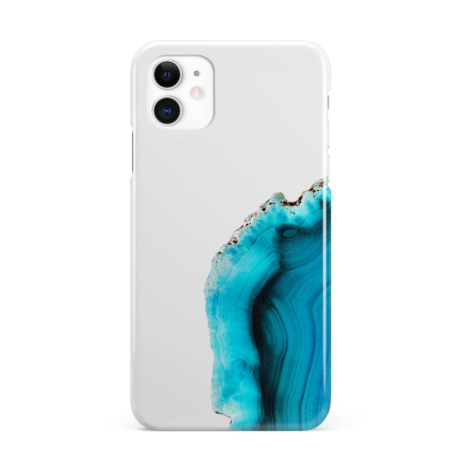 Agate Blue Turquoise iPhone 11 3D Snap Case