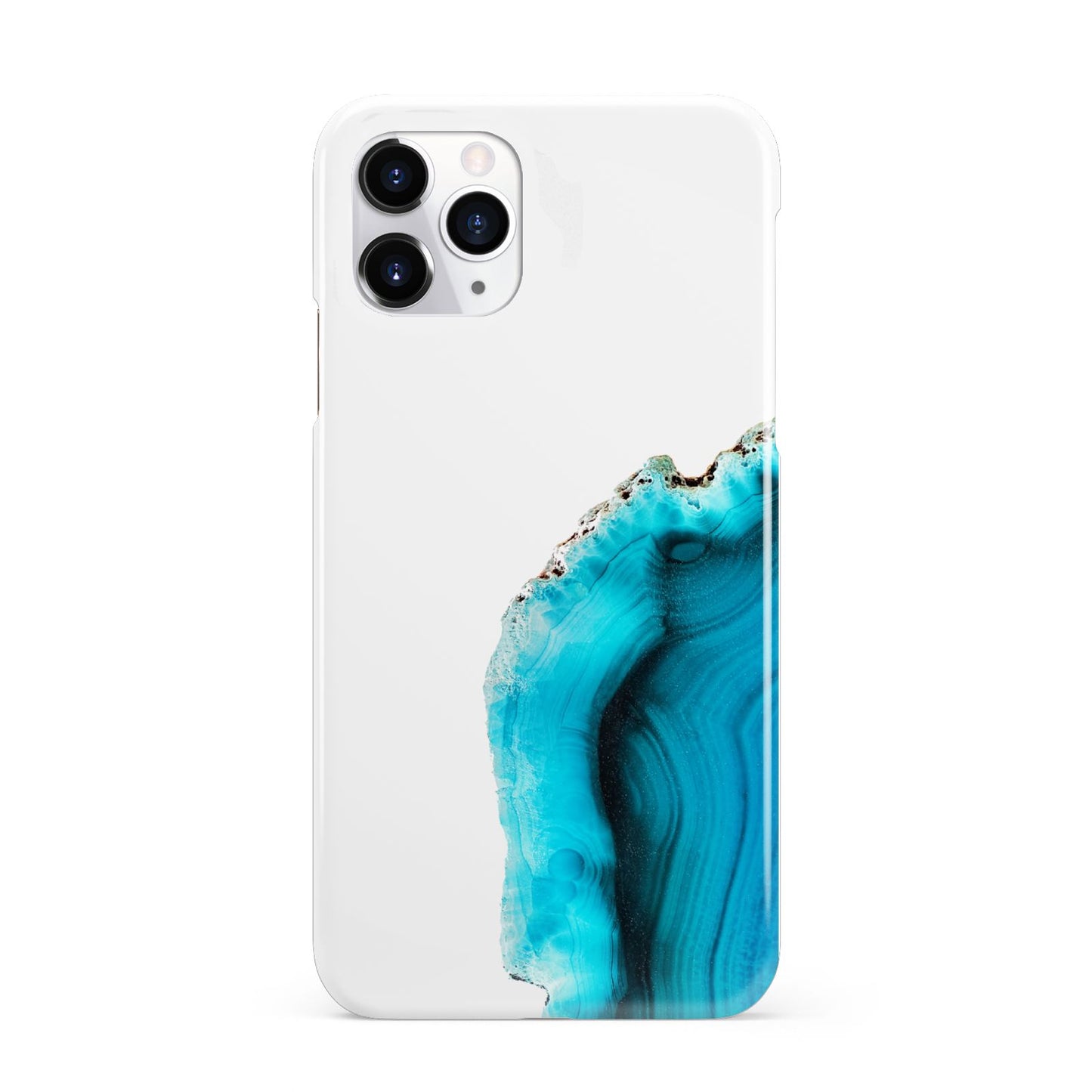 Agate Blue Turquoise iPhone 11 Pro 3D Snap Case