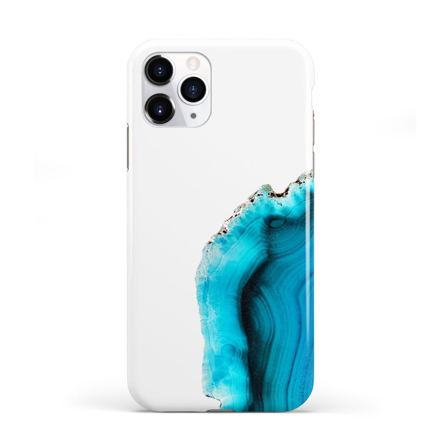 Agate Blue Turquoise iPhone 11 Pro 3D Tough Case