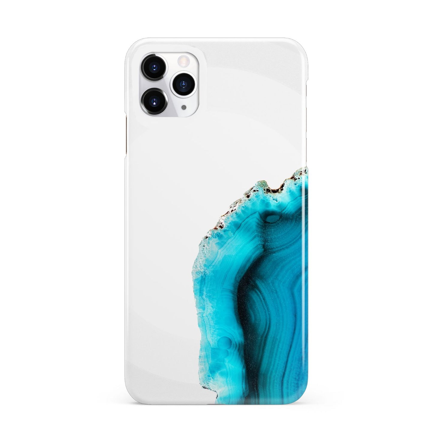 Agate Blue Turquoise iPhone 11 Pro Max 3D Snap Case