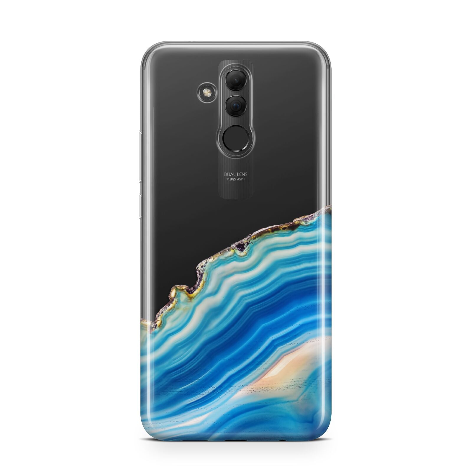 Agate Pale Blue and Bright Blue Huawei Mate 20 Lite