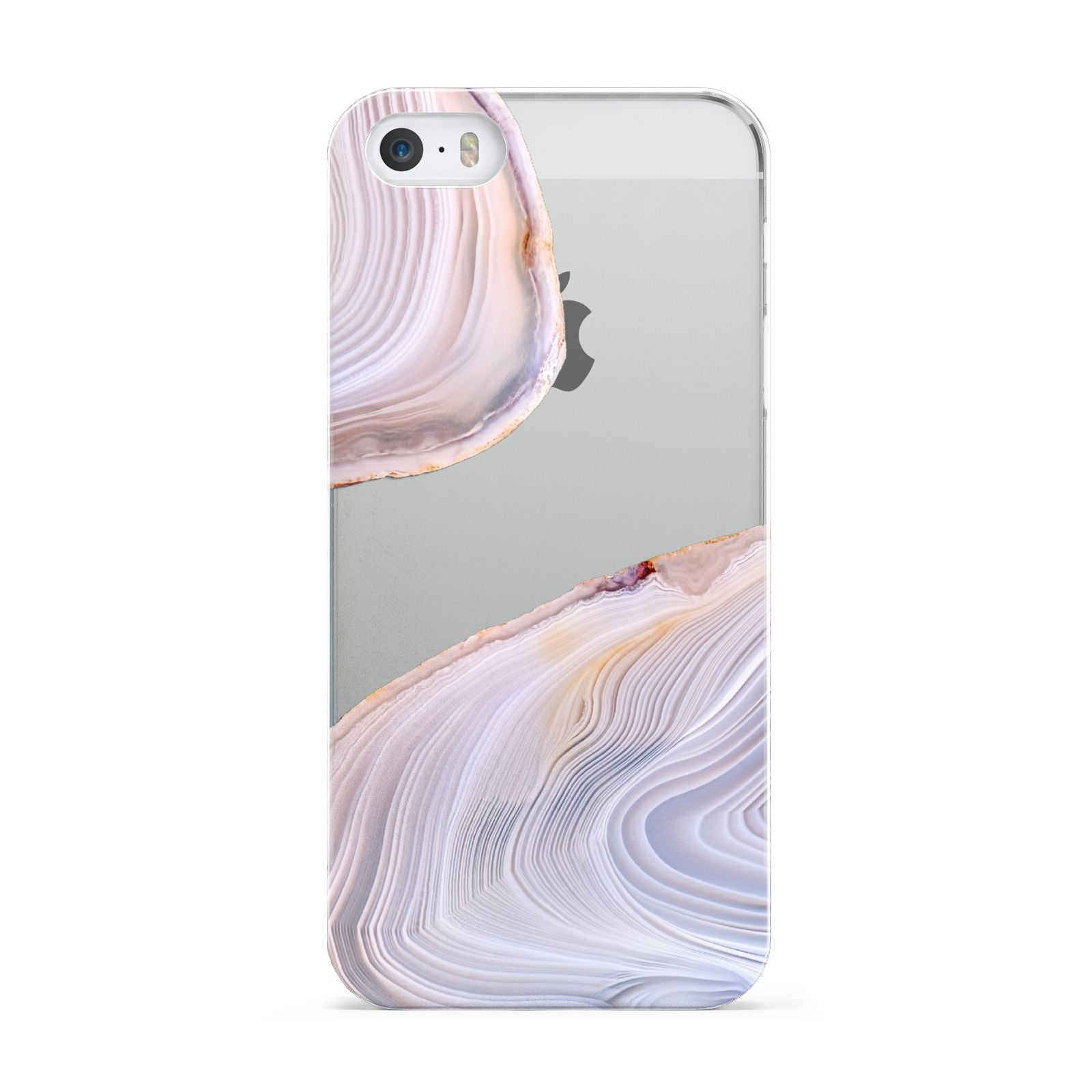 Agate Pale Pink and Blue Apple iPhone 5 Case