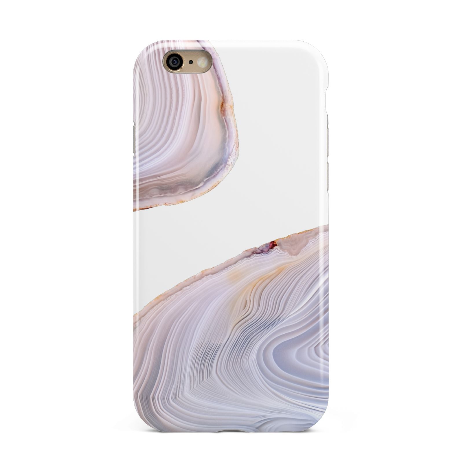 Agate Pale Pink and Blue Apple iPhone 6 3D Tough Case