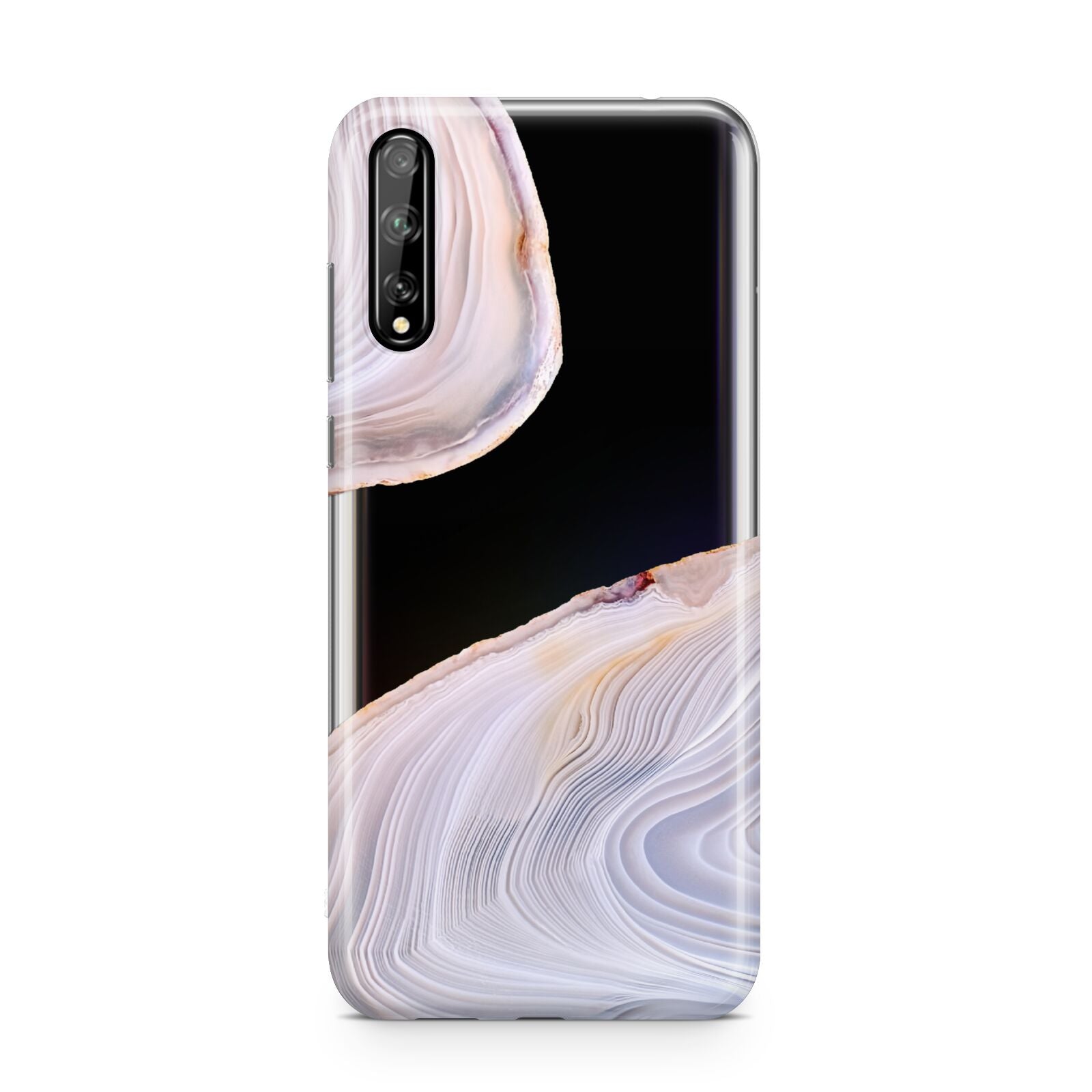 Agate Pale Pink and Blue Huawei Enjoy 10s Phone Case