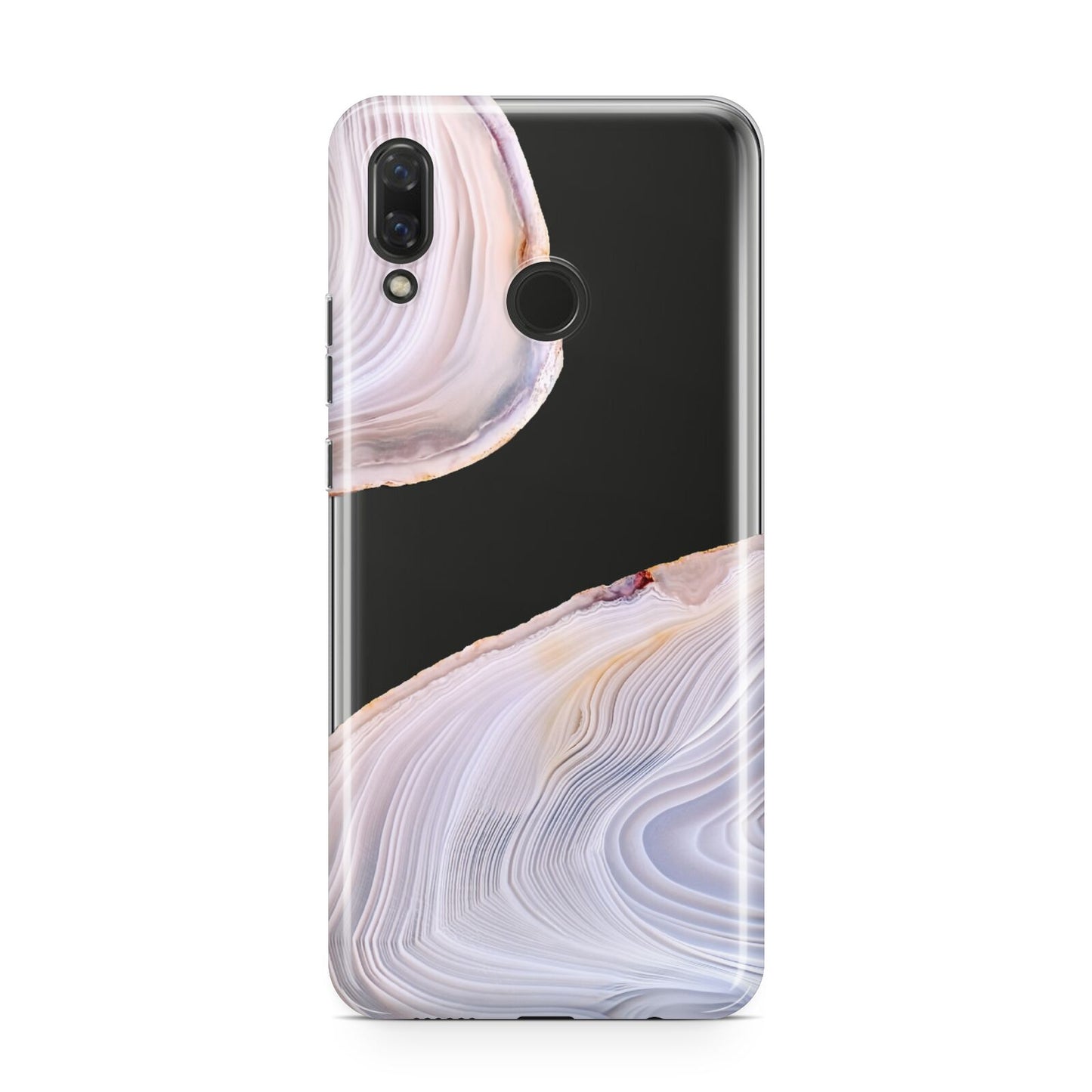 Agate Pale Pink and Blue Huawei Nova 3 Phone Case