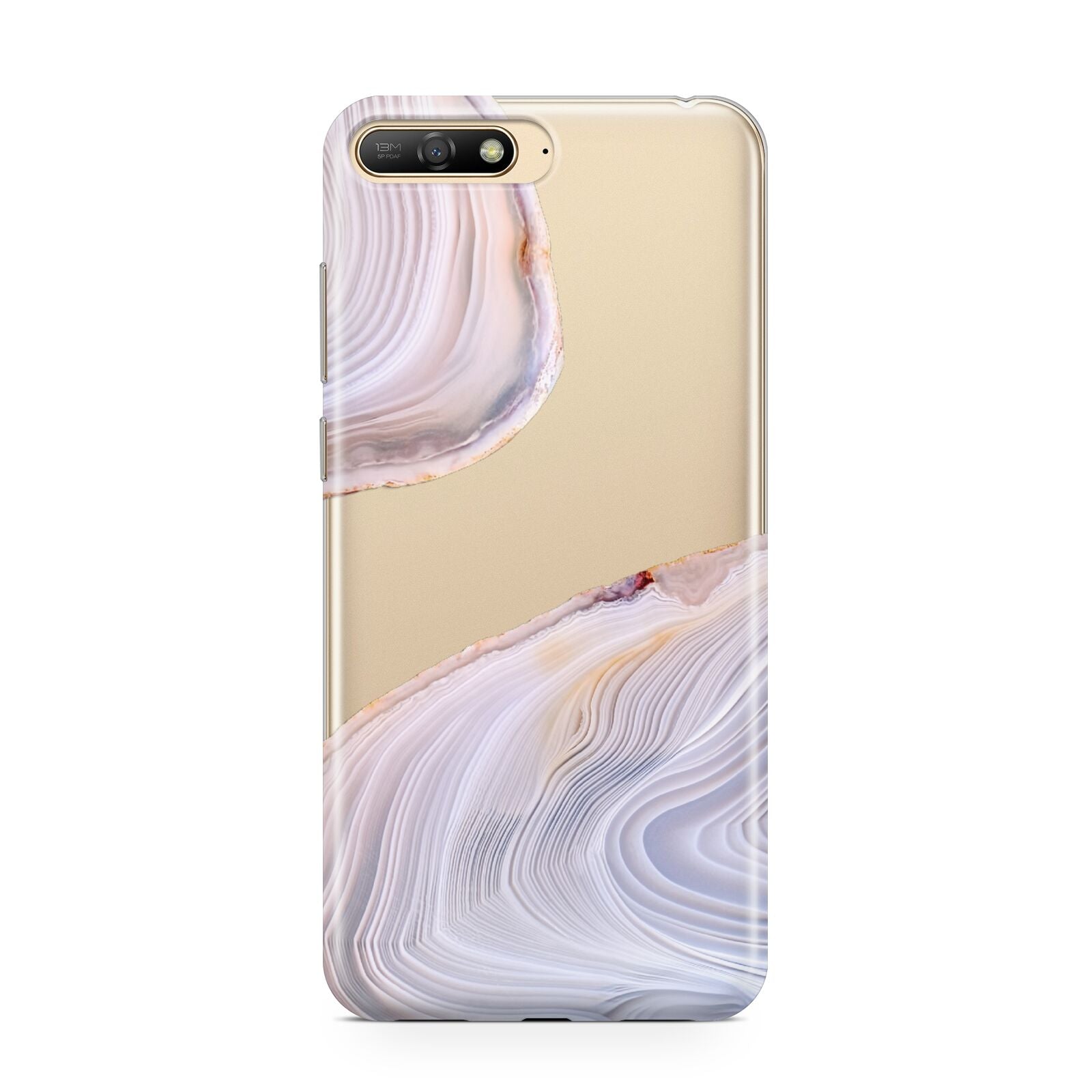 Agate Pale Pink and Blue Huawei Y6 2018