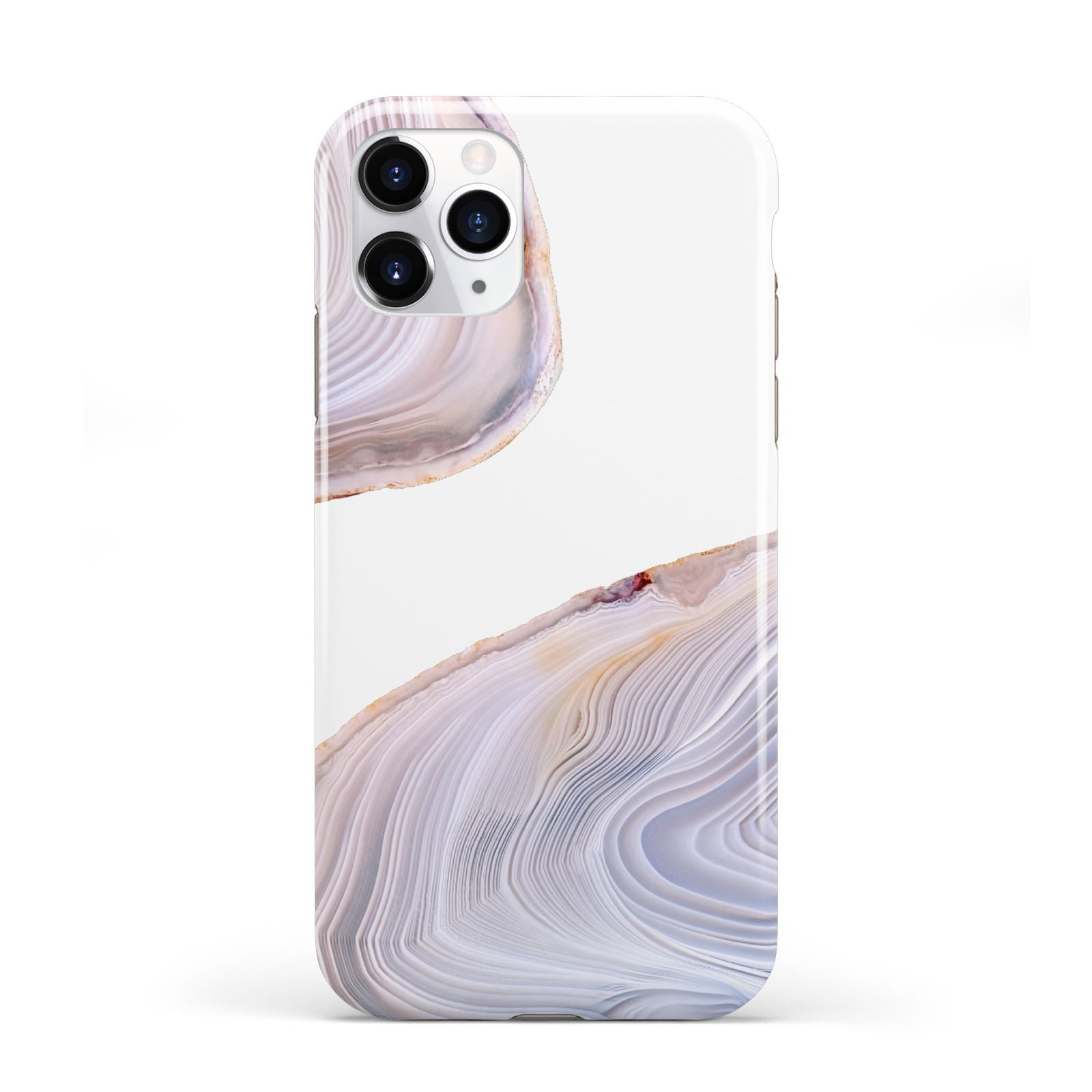 Agate Pale Pink and Blue iPhone 11 Pro 3D Tough Case