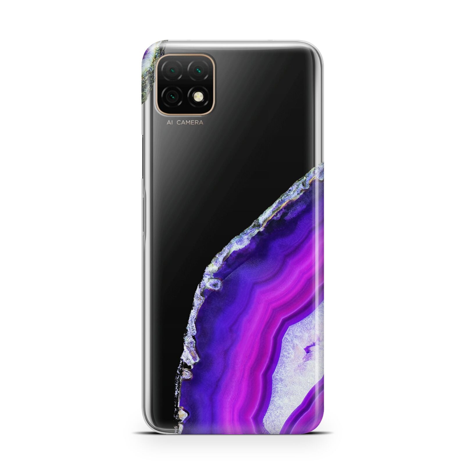 Agate Purple and Pink Huawei Enjoy 20 Phone Case