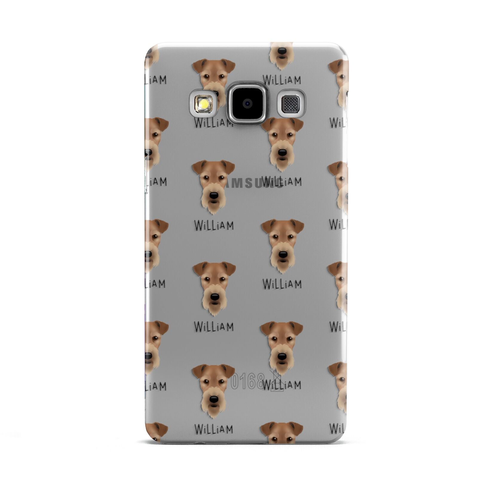 Airedale Terrier Icon with Name Samsung Galaxy A5 Case