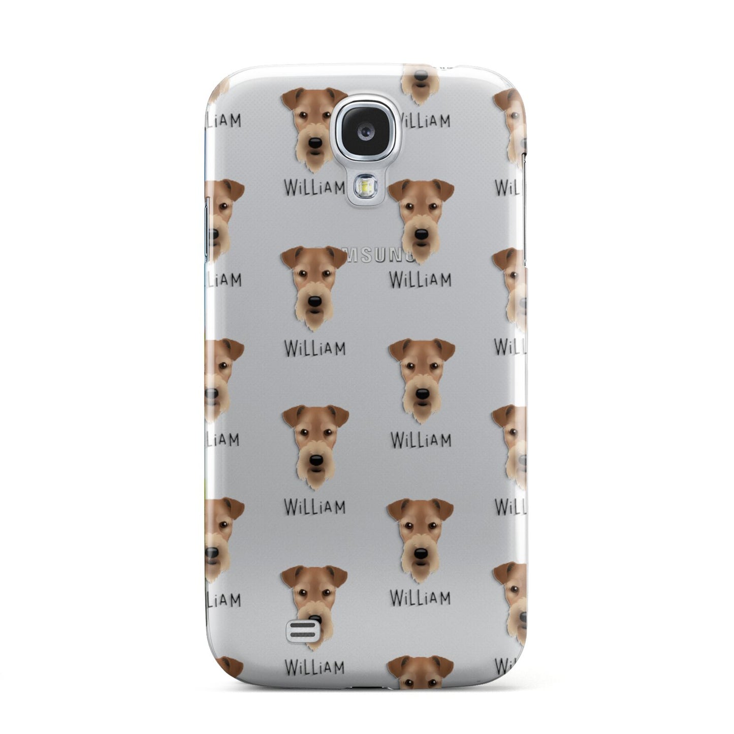 Airedale Terrier Icon with Name Samsung Galaxy S4 Case