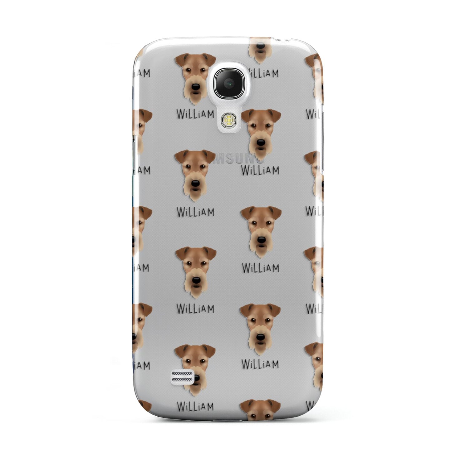 Airedale Terrier Icon with Name Samsung Galaxy S4 Mini Case