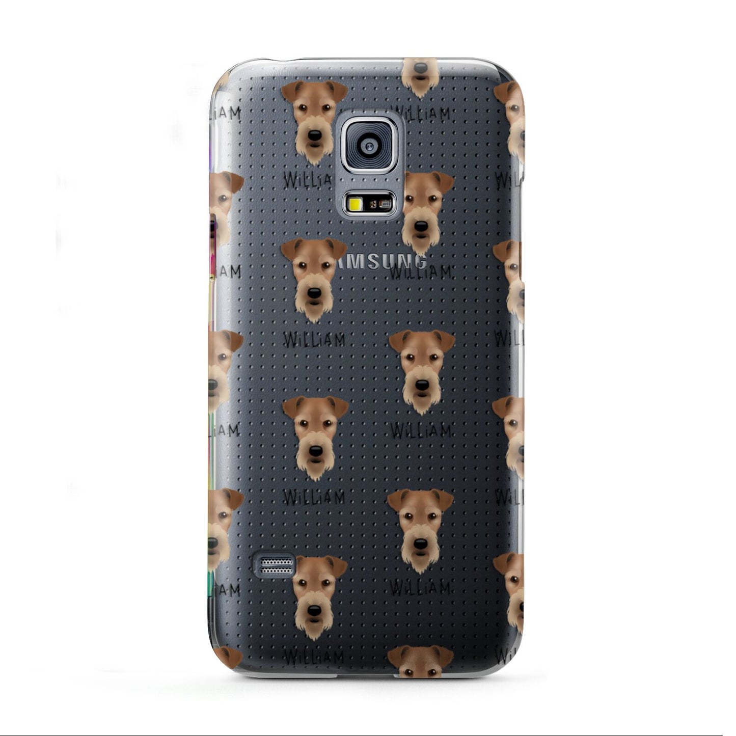 Airedale Terrier Icon with Name Samsung Galaxy S5 Mini Case