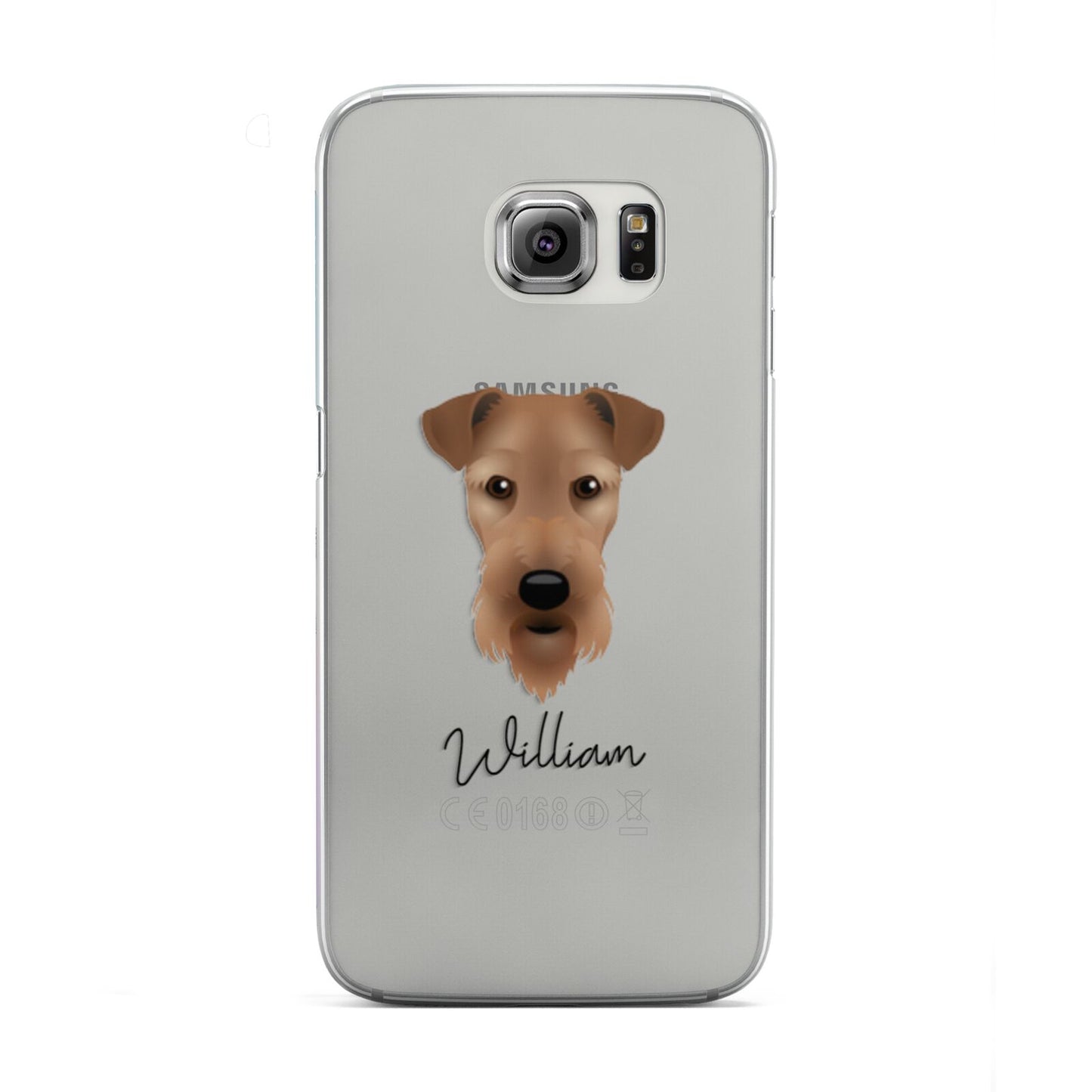 Airedale Terrier Personalised Samsung Galaxy S6 Edge Case