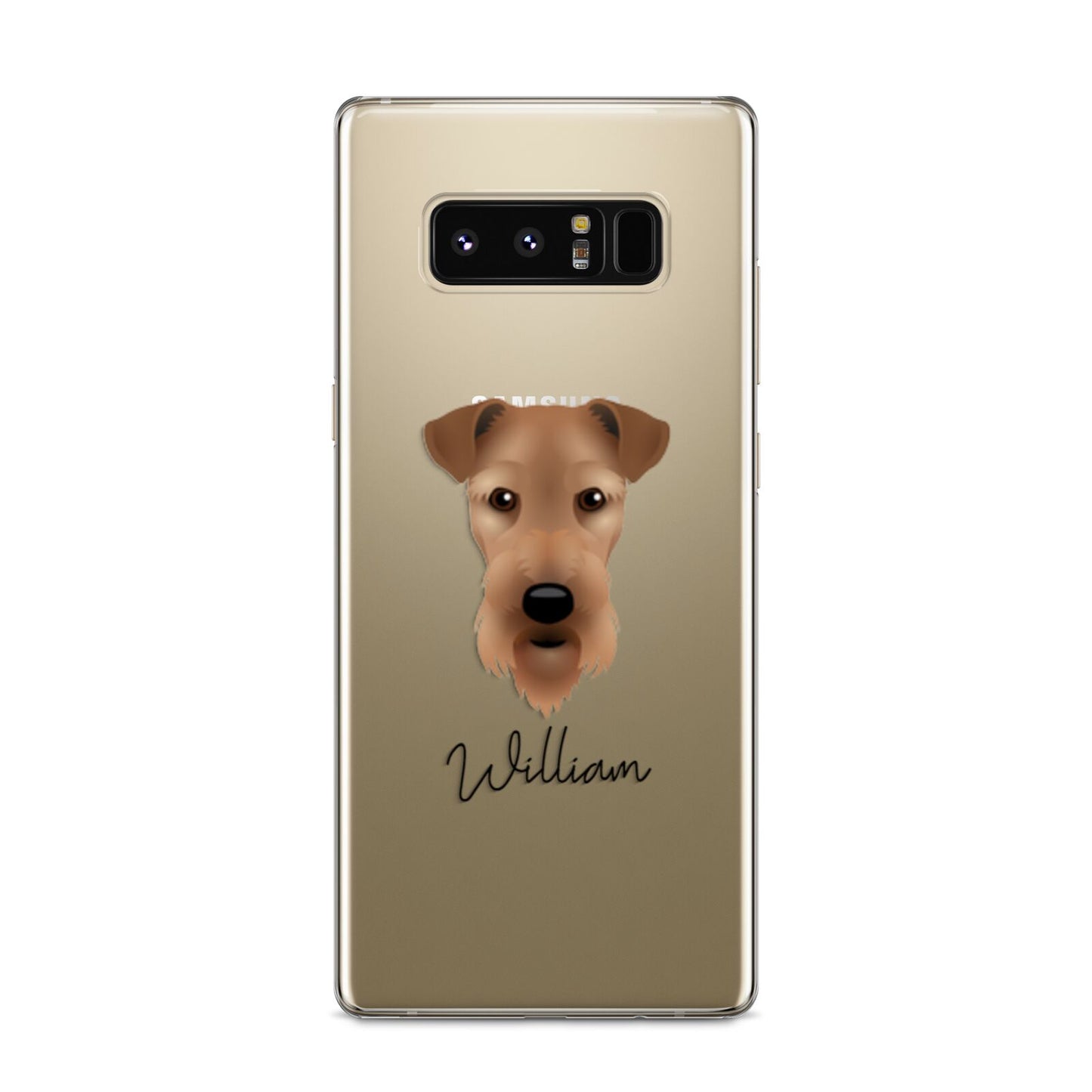 Airedale Terrier Personalised Samsung Galaxy S8 Case