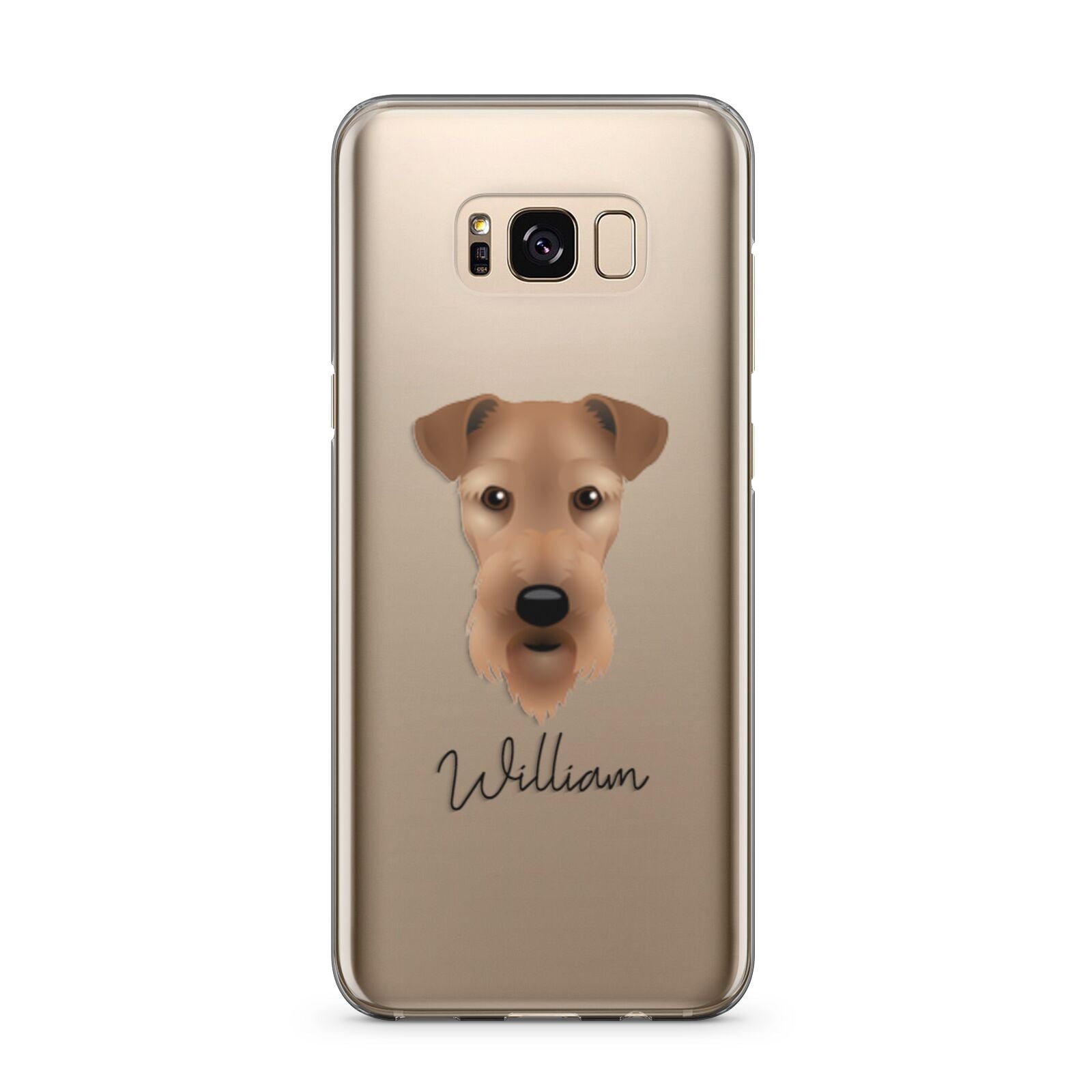 Airedale Terrier Personalised Samsung Galaxy S8 Plus Case