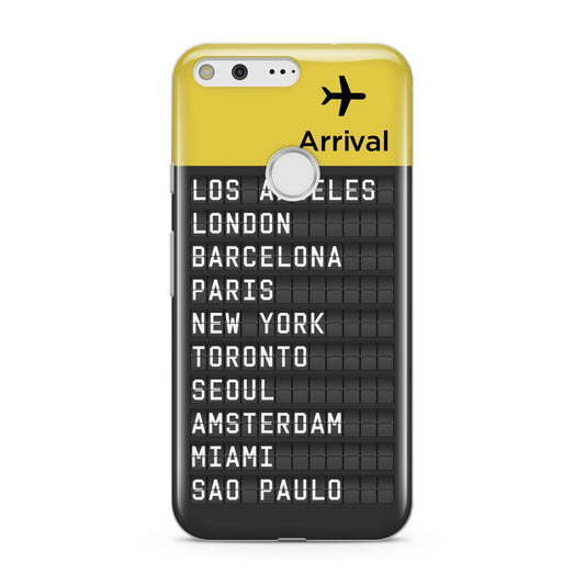 Airport Arrivals Board Google Pixel Case