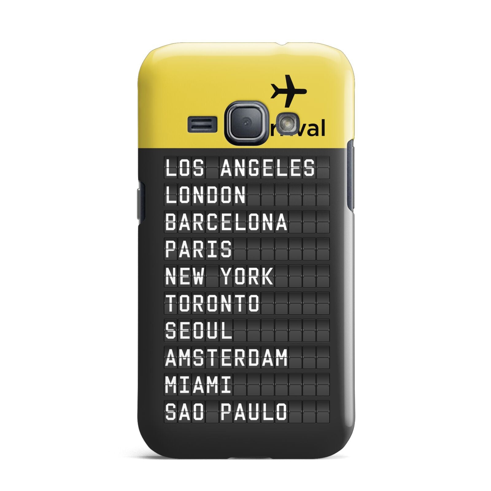 Airport Arrivals Board Samsung Galaxy J1 2016 Case