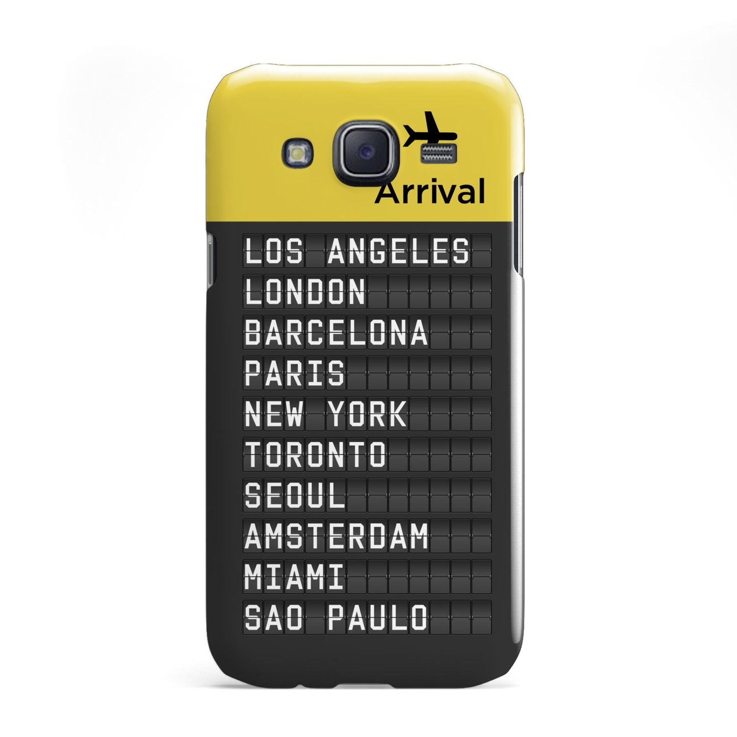 Airport Arrivals Board Samsung Galaxy J5 Case