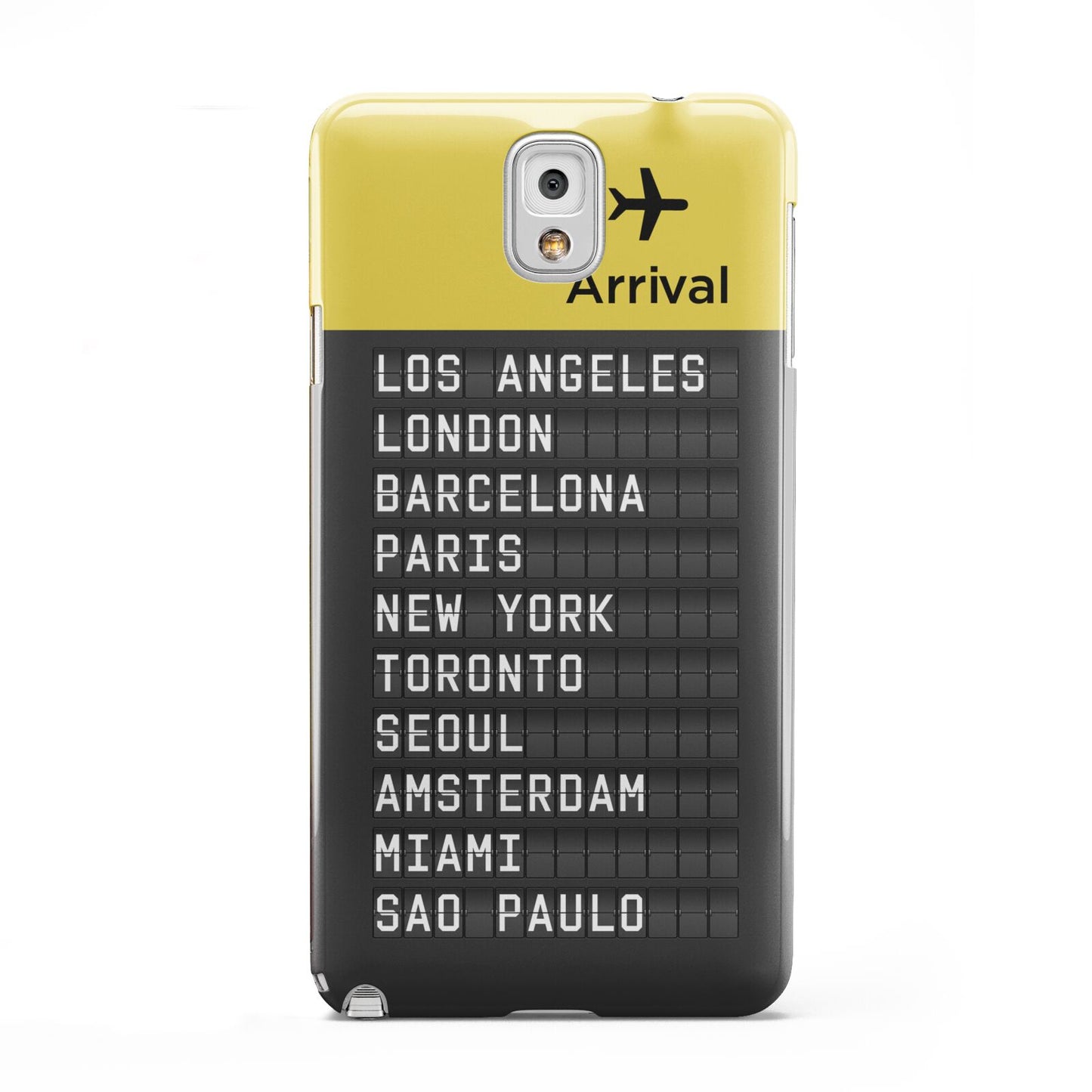 Airport Arrivals Board Samsung Galaxy Note 3 Case