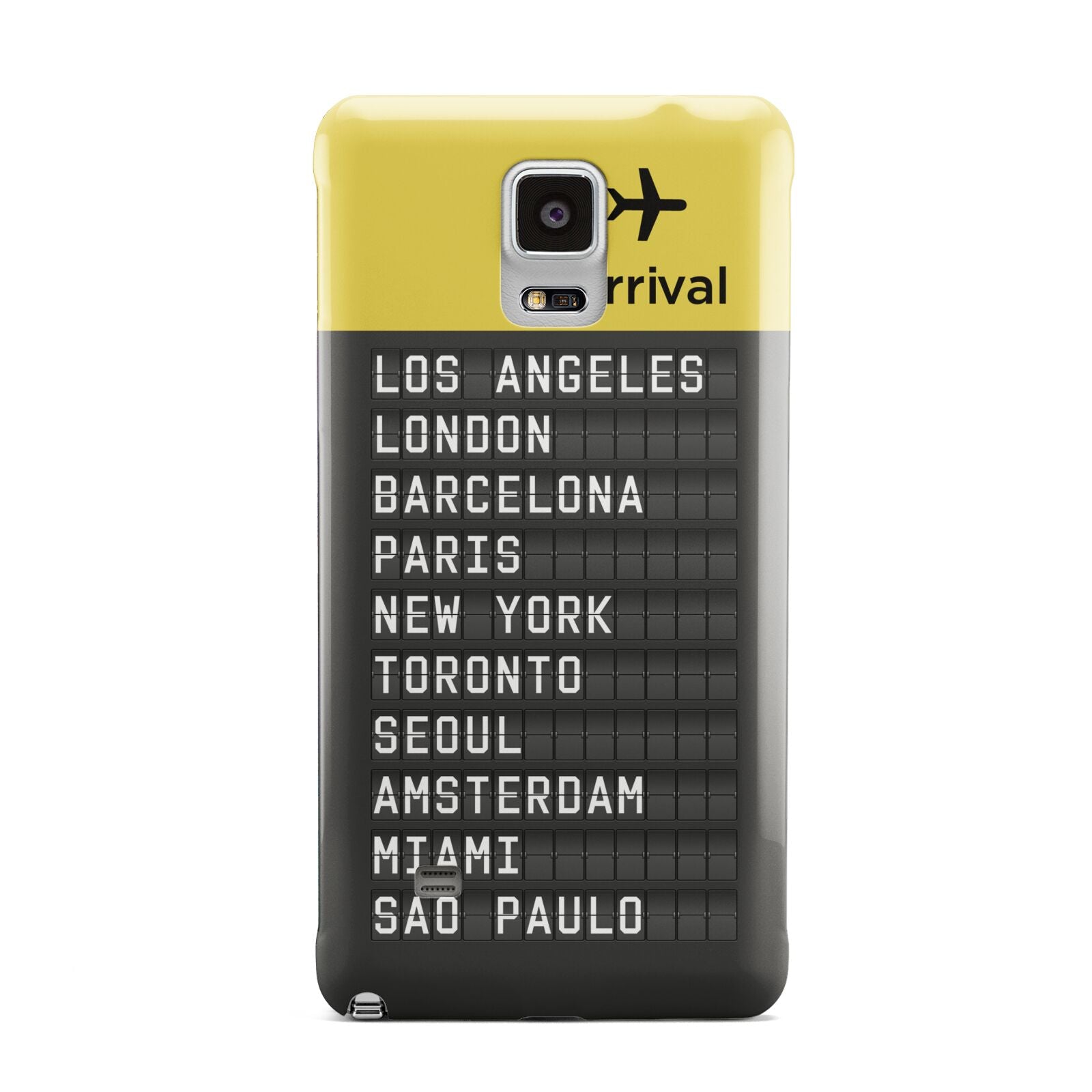 Airport Arrivals Board Samsung Galaxy Note 4 Case