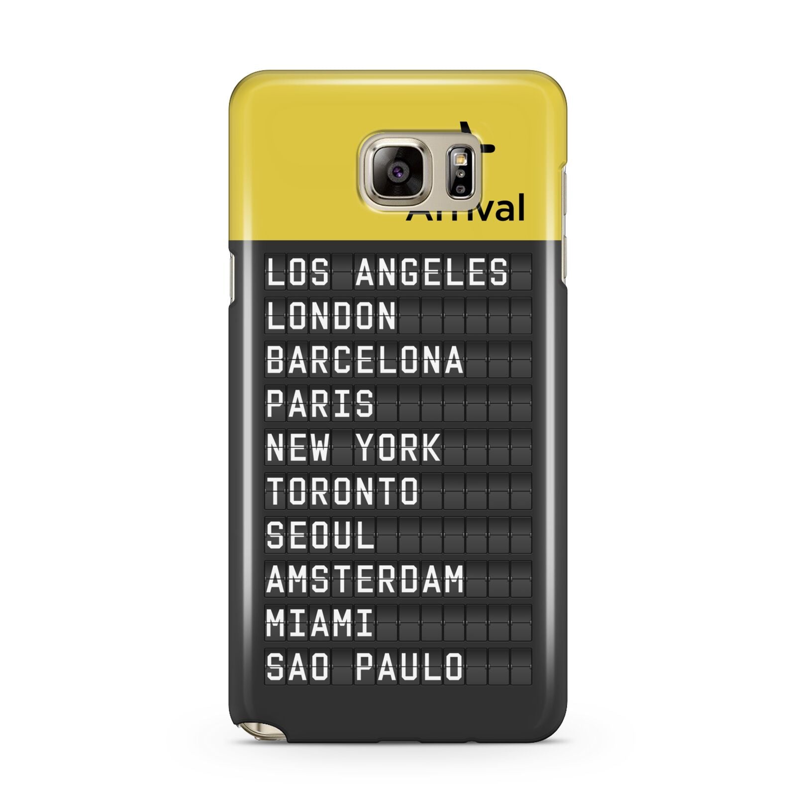 Airport Arrivals Board Samsung Galaxy Note 5 Case