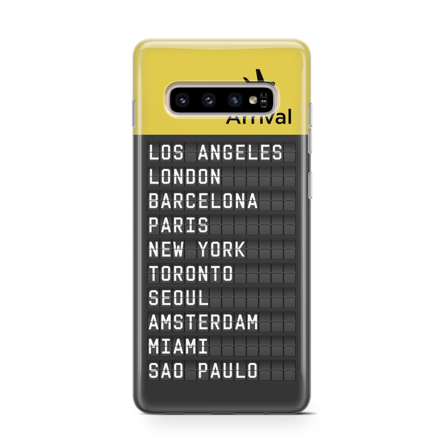 Airport Arrivals Board Samsung Galaxy S10 Case