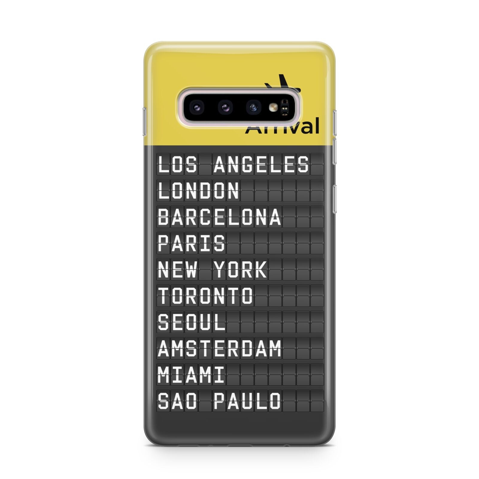 Airport Arrivals Board Samsung Galaxy S10 Plus Case