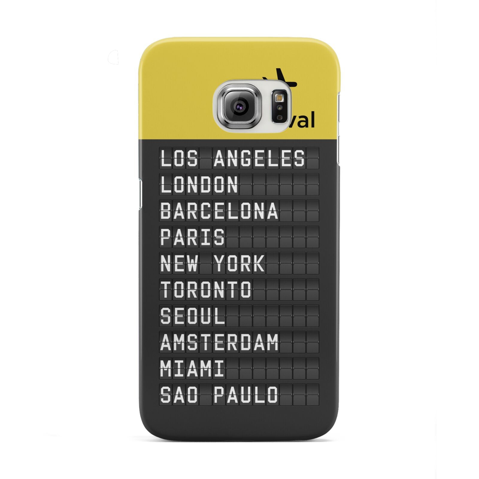 Airport Arrivals Board Samsung Galaxy S6 Edge Case