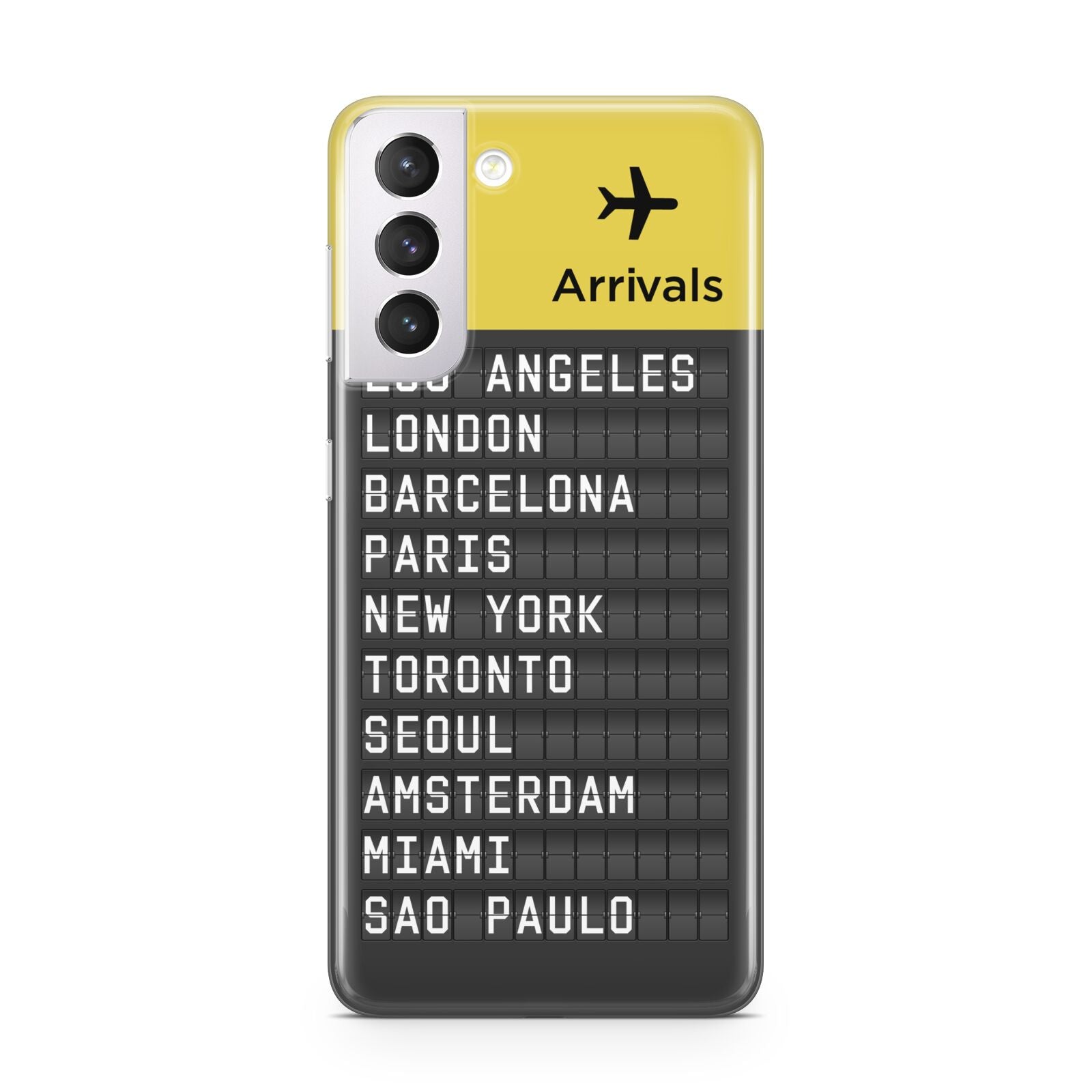 Airport Arrivals Board Samsung S21 Case