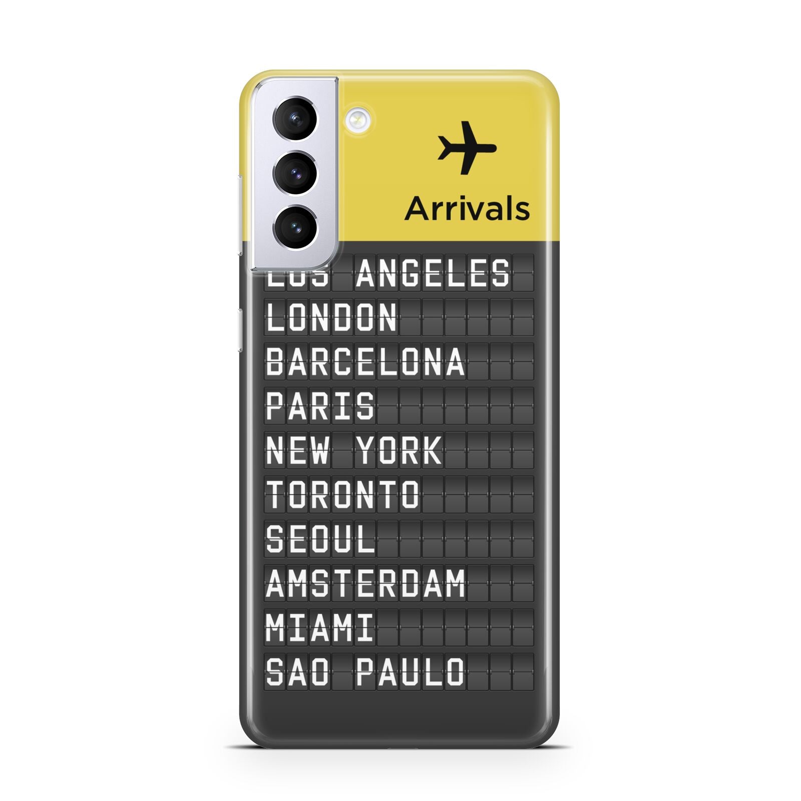 Airport Arrivals Board Samsung S21 Plus Phone Case