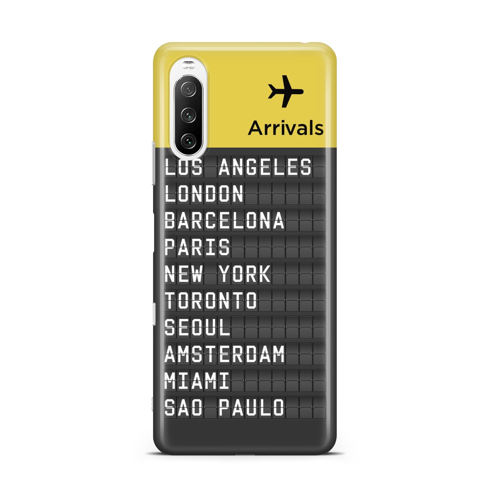 Airport Arrivals Board Sony Xperia 10 III Case